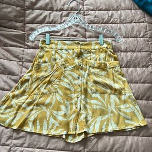 Rip Curl Yellow Skirt Size Small